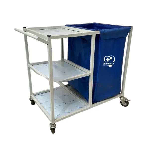 Dirty Linen Trolley with Shelves for CSSD
