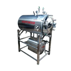 Horizontal Autoclave Double Chamber Full Premium SS