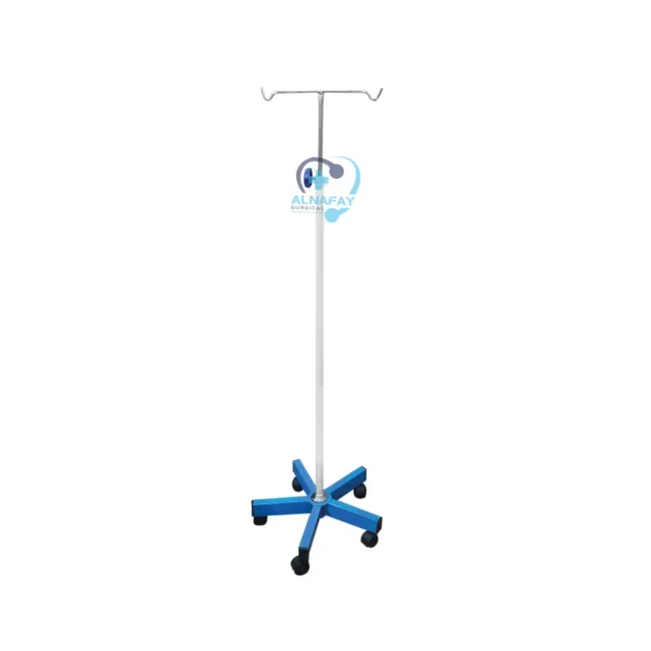 IV Pole Painted 5 Column 2 Hooks (ANS-IV-2)