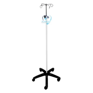 IV Pole Painted with Plastic Base 4 Hooks (ANS-IV-5)