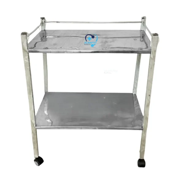Instrument Trolley Stainless Steel with Painted Legs