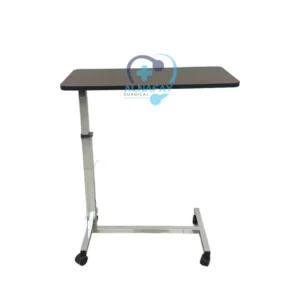 Overbed-Table-Food-Table-Cardiac-Table-–-Imported-Hydraulic-–-SS