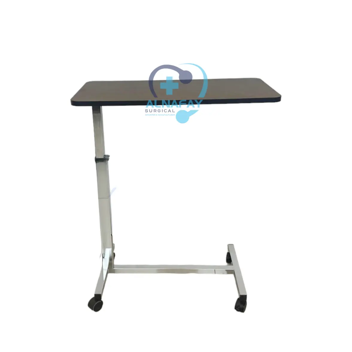 Overbed-Table-Food-Table-Cardiac-Table-–-Imported-Hydraulic-–-SS