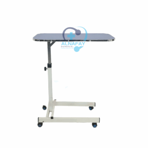 Overbed Table Food Table – Adjustable Cardiac Table