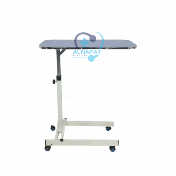 Overbed Table Food Table – Adjustable Cardiac Table