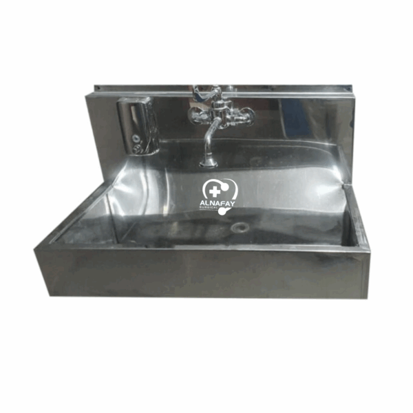 Single Tap Hanging Scrub Sink – Stainless Steel Basin