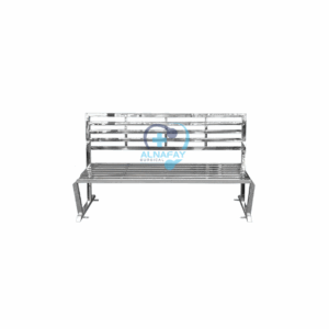 Durable 4ft Hospital Sitting Bench for Visitor with Back Support.