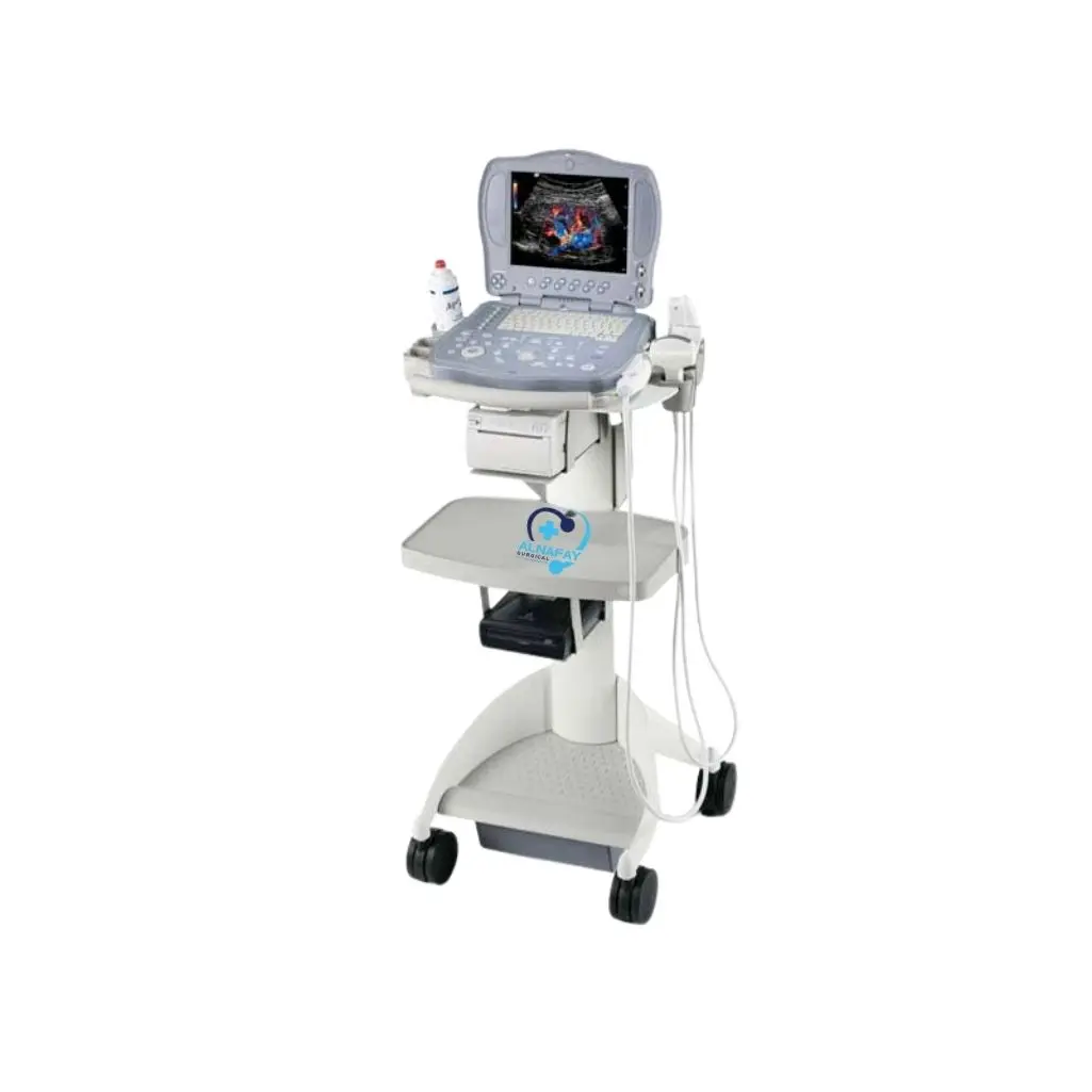 GE-Logic-XP-Convex-Ultrasound-Machine-with-Original-Trolley